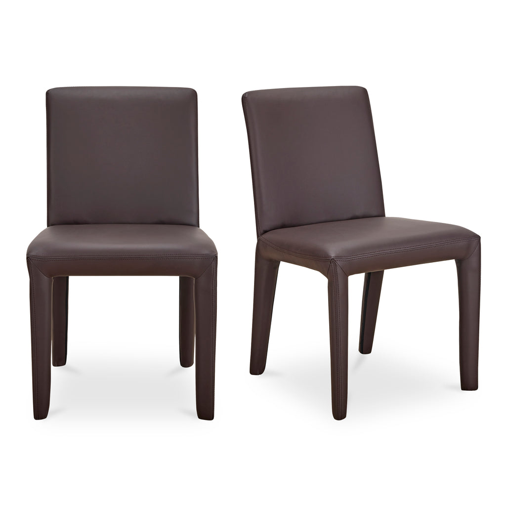 Monte Dining Chair Vegan Leather Set Of Two