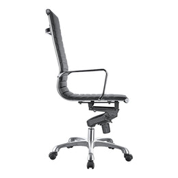 Studio Office Chair High Back Black Vegan Leather