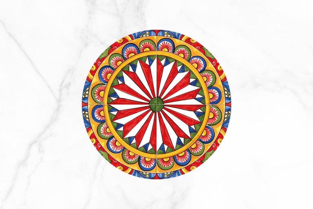 Acireale B Italian Round Placemat