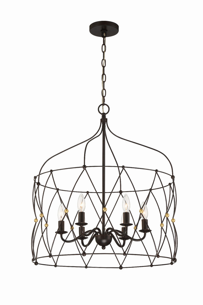 Zucca 6 Light Lantern Chandelier