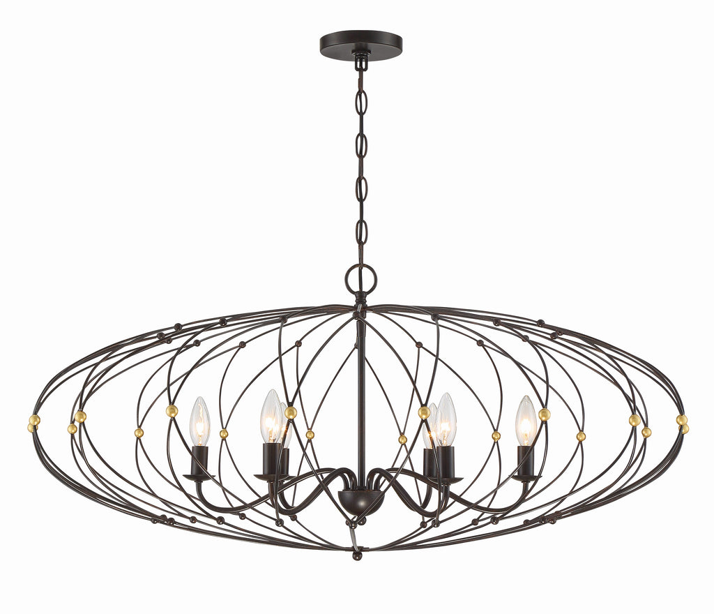 Zucca 6 Light Chandelier