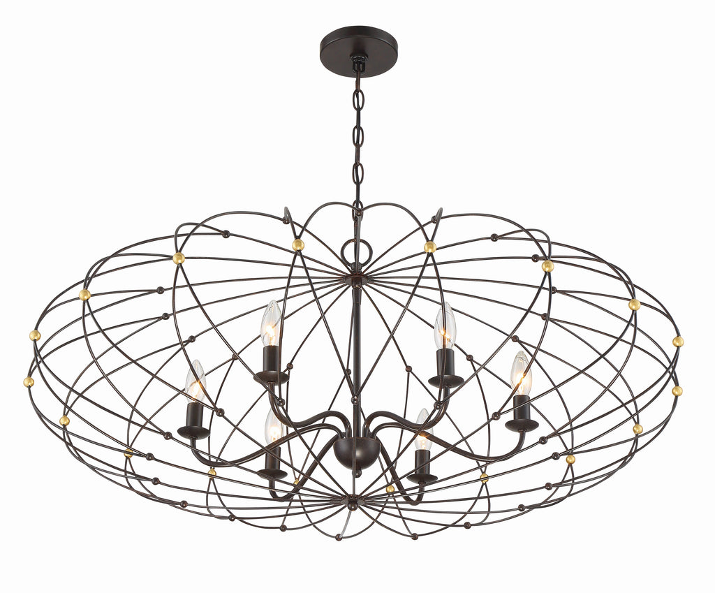 Zucca 6 Light Chandelier