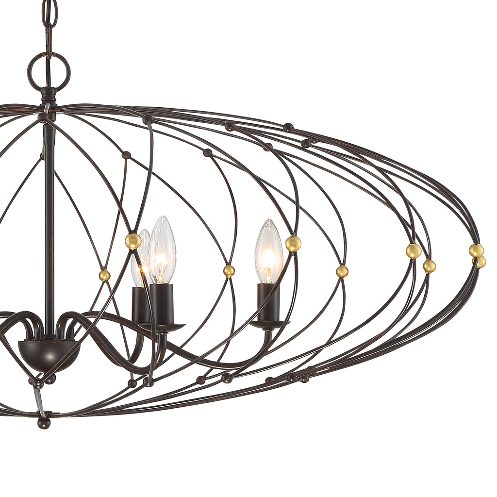 Zucca 6 Light Chandelier