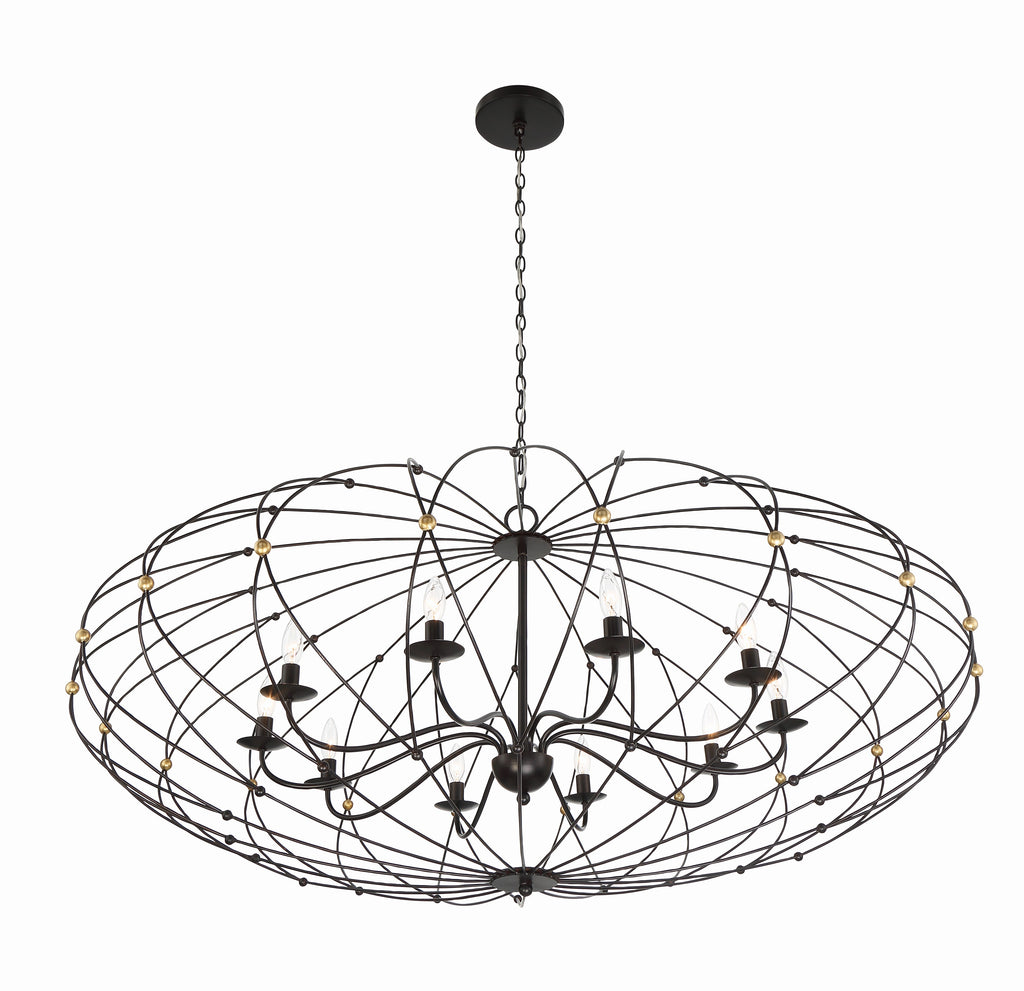 Zucca 10 Light Chandelier