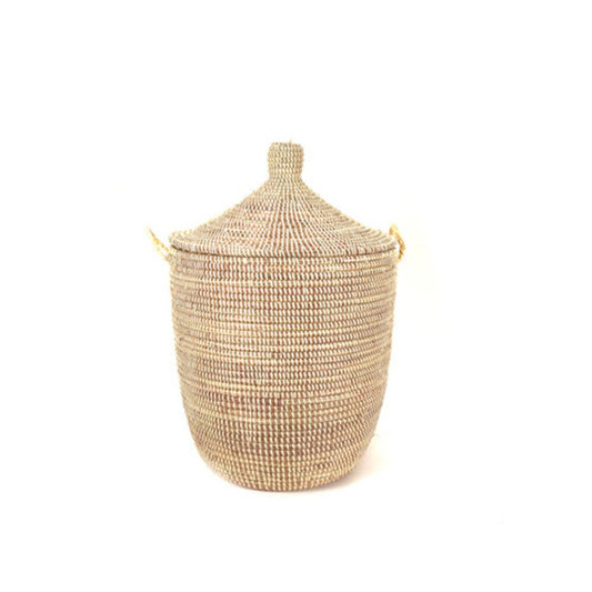 Dou Lid Storage Basket Monochrome Natural