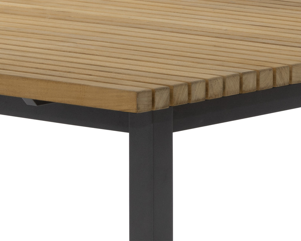 Geneve Extension Dining Table : Natural - 80" To 104"