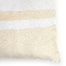 Woven Block Pillow Case Natural With Natural