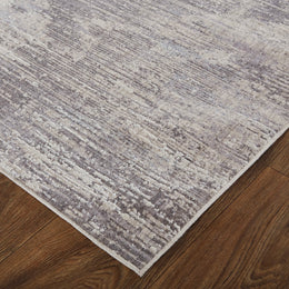 Lennon Transitional Abstract Tan Taupe Gray Area Rug (1'8" x 2'10")