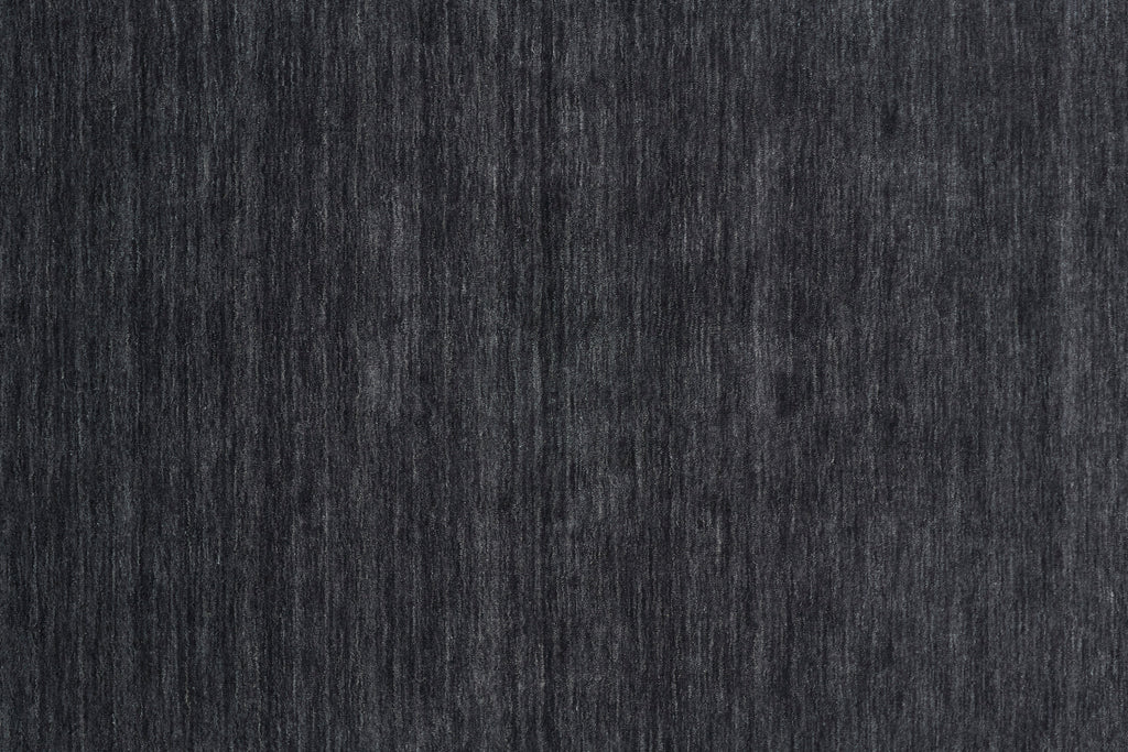 Luna Modern Solid Black Area Rug (5' x 8')