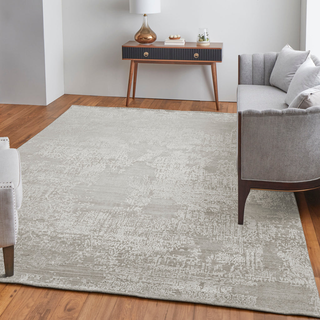 Eastfield Modern Abstract Ivory Area Rug (8' x 10' / Pattern 2)