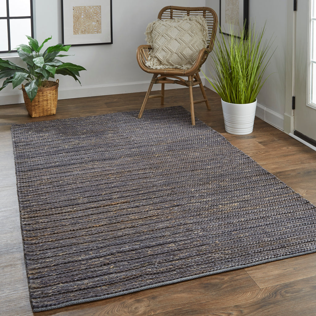 Kaelani Transitional Abstract Brown Blue Taupe Area Rug (9'6" x 13'6")