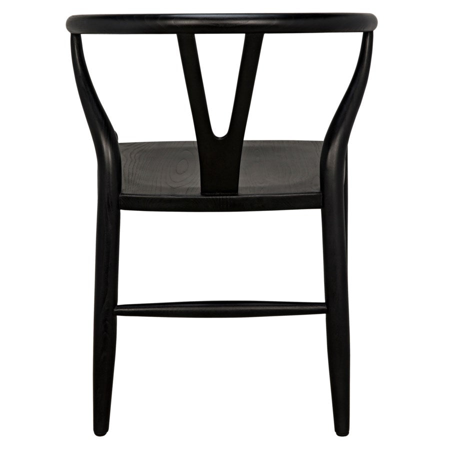 Zola Chair, Charcoal Black