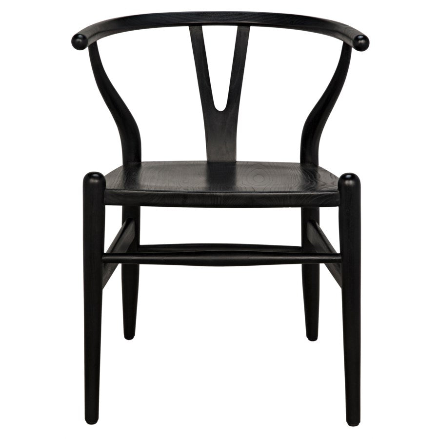 Zola Chair, Charcoal Black