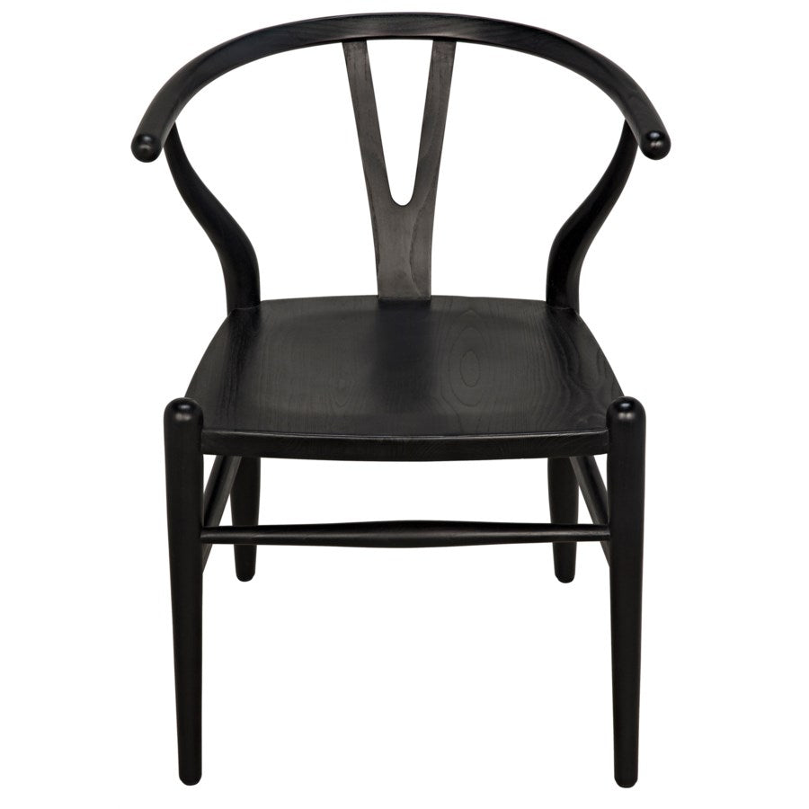 Zola Chair, Charcoal Black