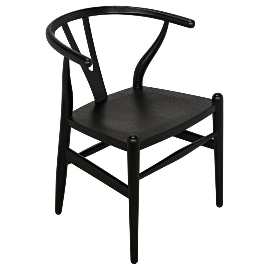 Zola Chair, Charcoal Black