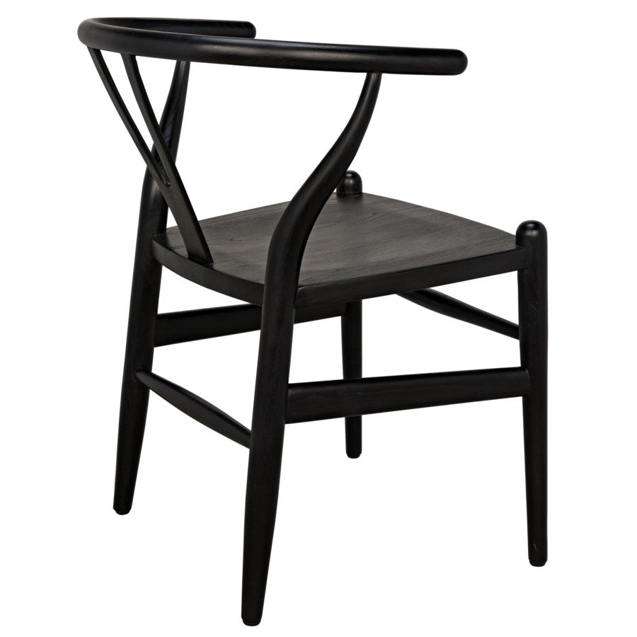 Zola Chair, Charcoal Black