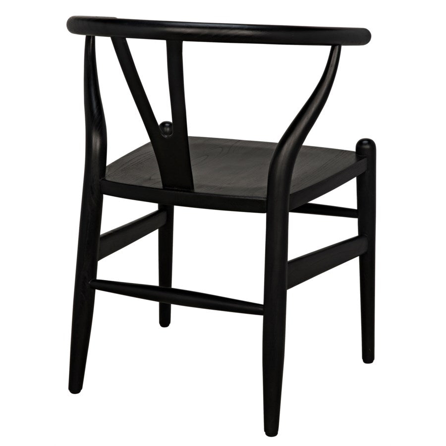 Zola Chair, Charcoal Black