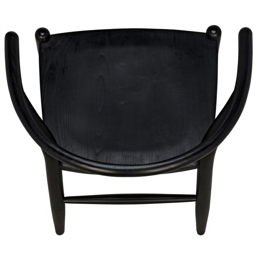 Zola Chair, Charcoal Black