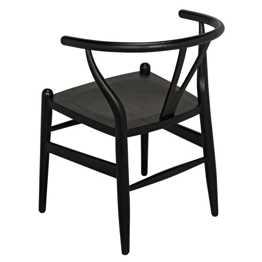 Zola Chair, Charcoal Black