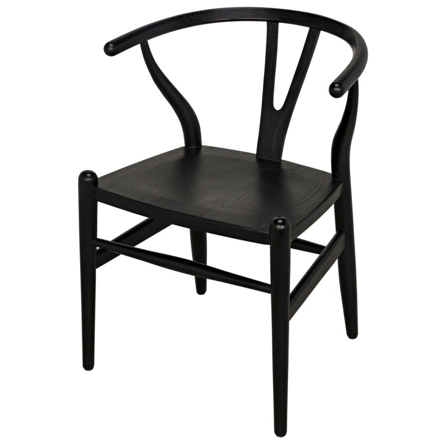 Zola Chair, Charcoal Black