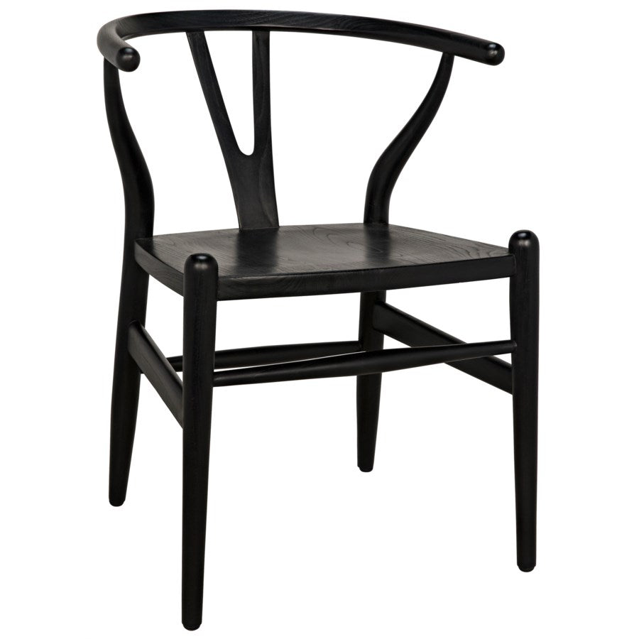 Zola Chair, Charcoal Black