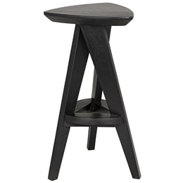 Twist Counter Stool, Charcoal Black