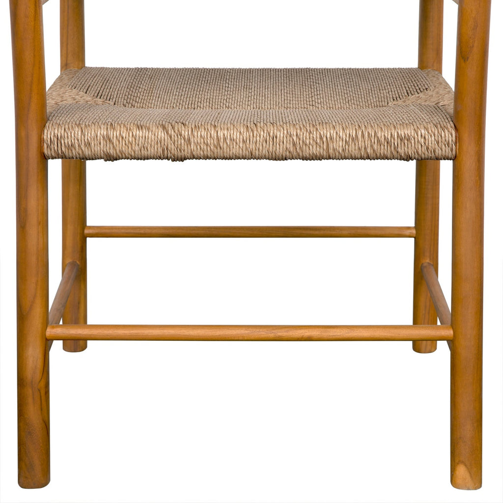 Franco Arm Chair, Teak With Synthetic Woven
