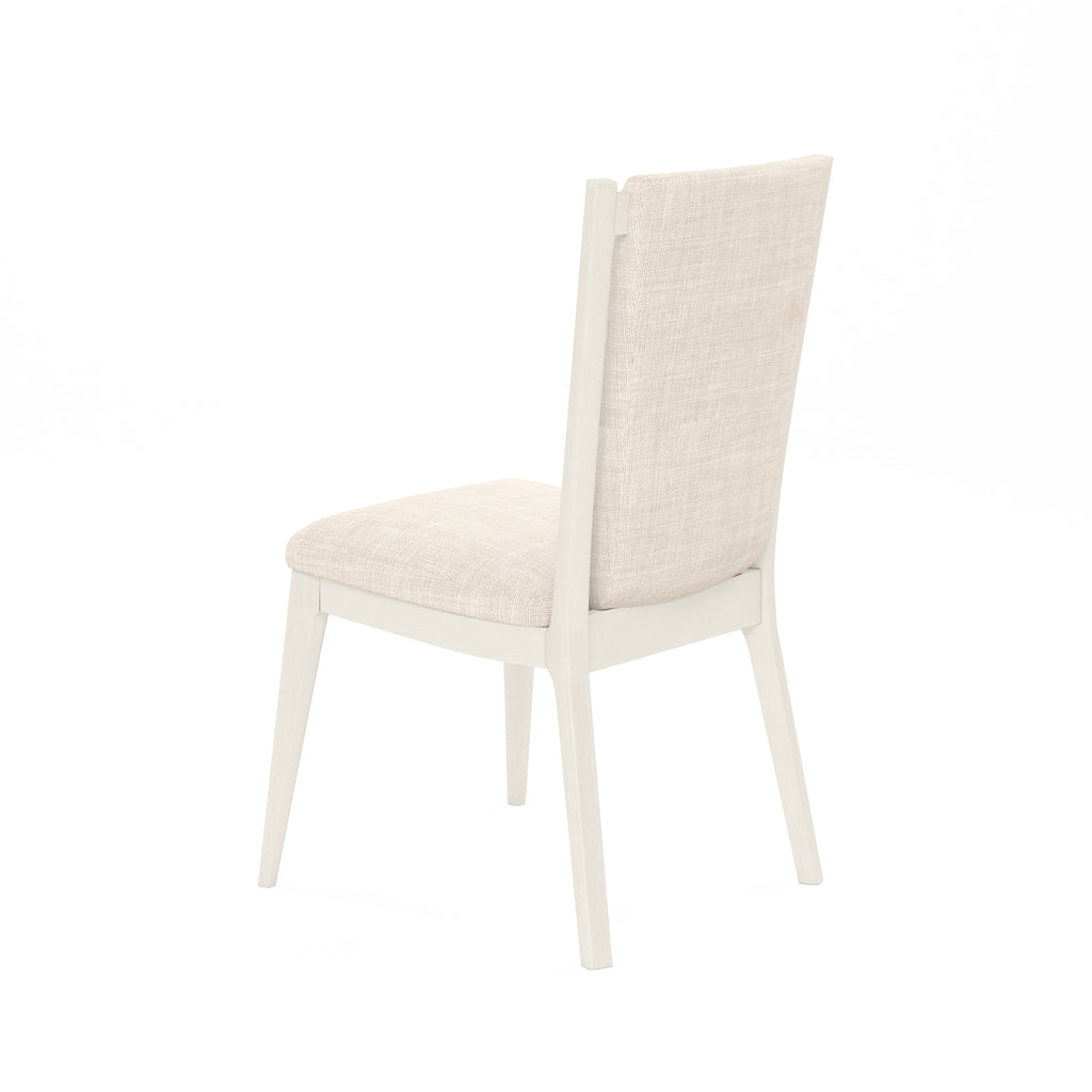 Blanc Upholstered Back Side Chair