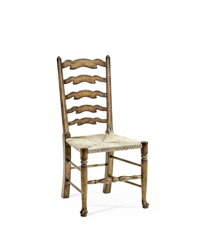 Casual Accents Medium Driftwood Ladderback Chair