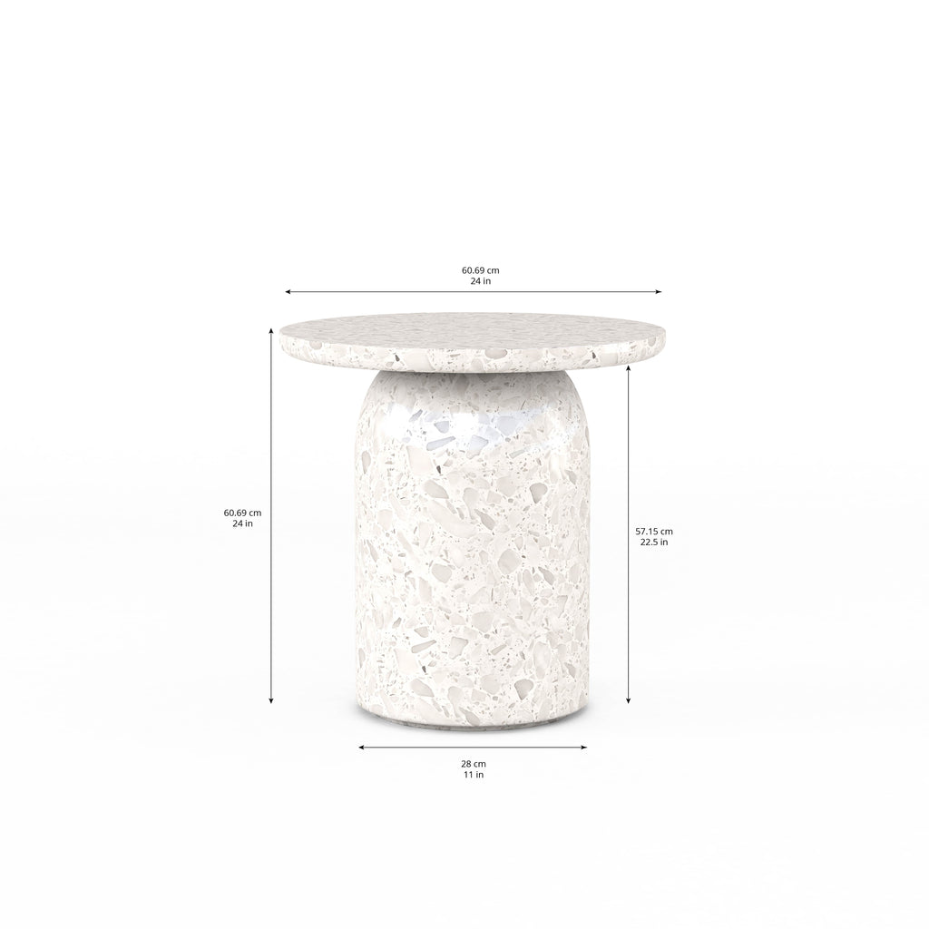 Cotiere Terrazzo End Table