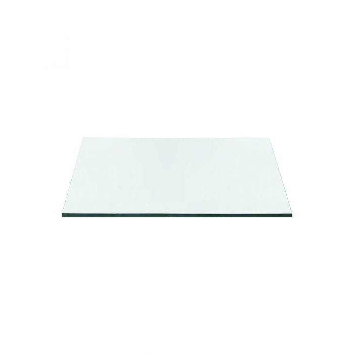 Alessandra-Pascal 1-Drawer Side Table Glass Top - Clear