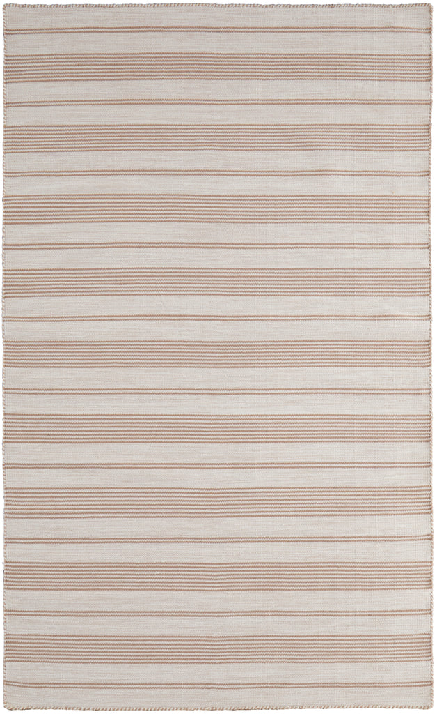 Duprine Transitional Stripes Ivory Taupe Area Rug (4' x 6')