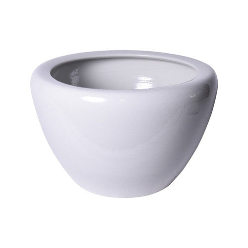 Off White Crackle Porcelain Apple Shape Planter