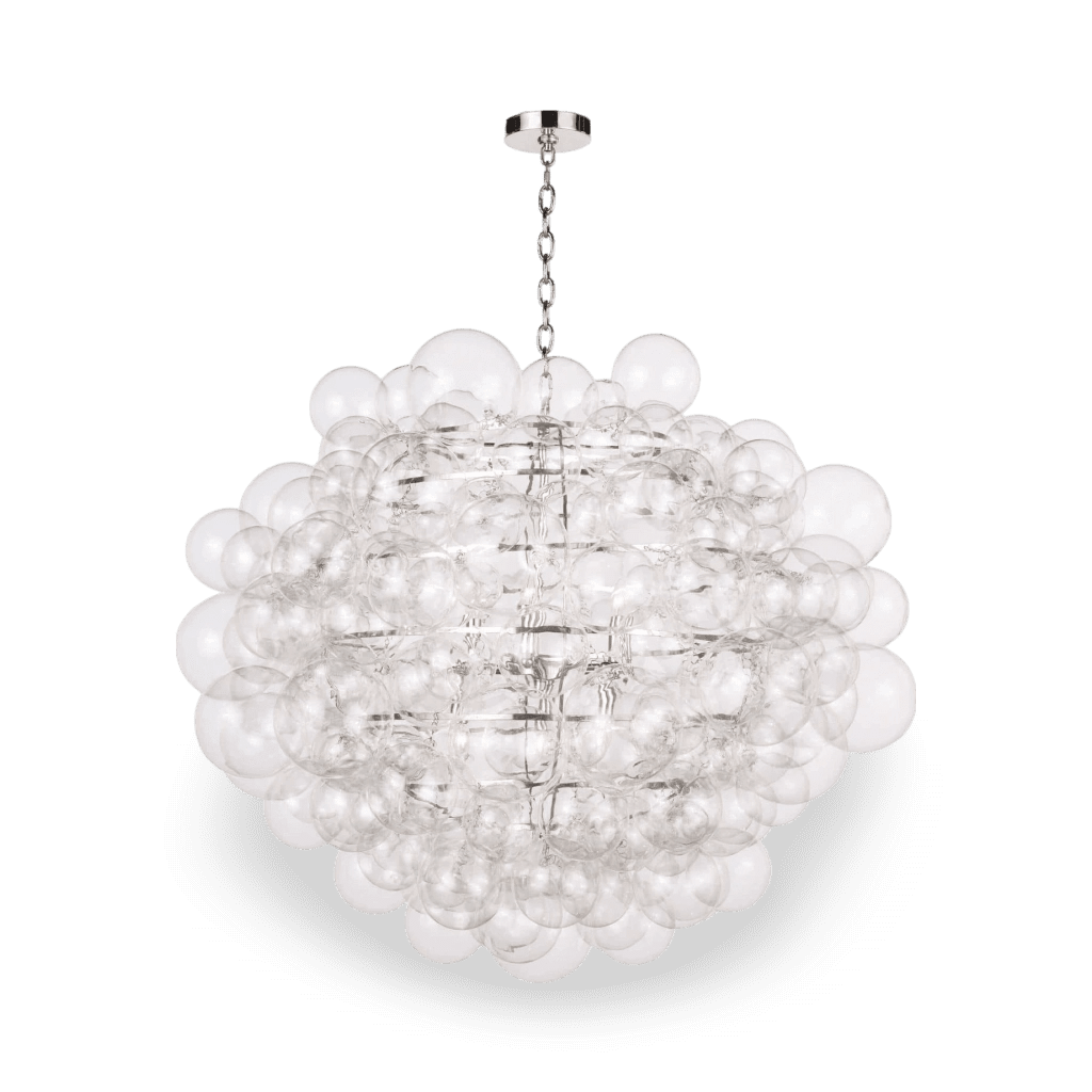 Nimbus Glass Chandelier - Clear