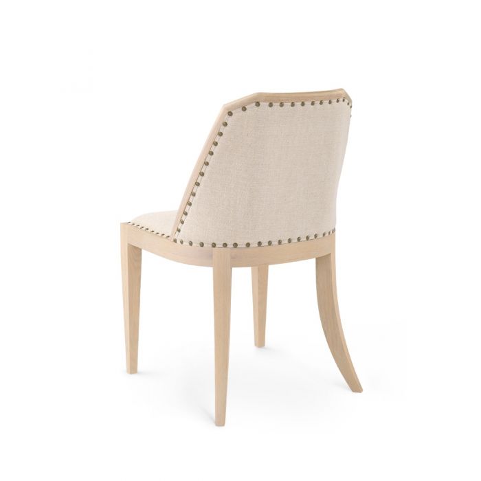 Aria Side Chair, Bleached Cerused Oak