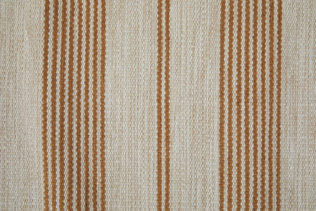 Duprine Transitional Stripes Ivory Taupe Brown Area Rug (8' x 11')