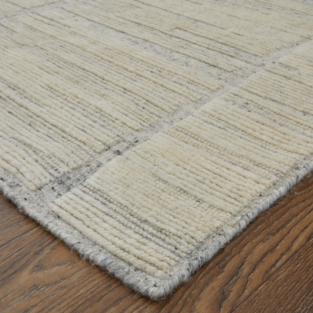 Bluff Modern Abstract Ivory Area Rug (2' x 3')