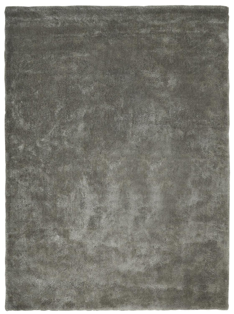 Marbury Modern Solid Gray Silver Area Rug (2' x 3'4" / Pattern 2)