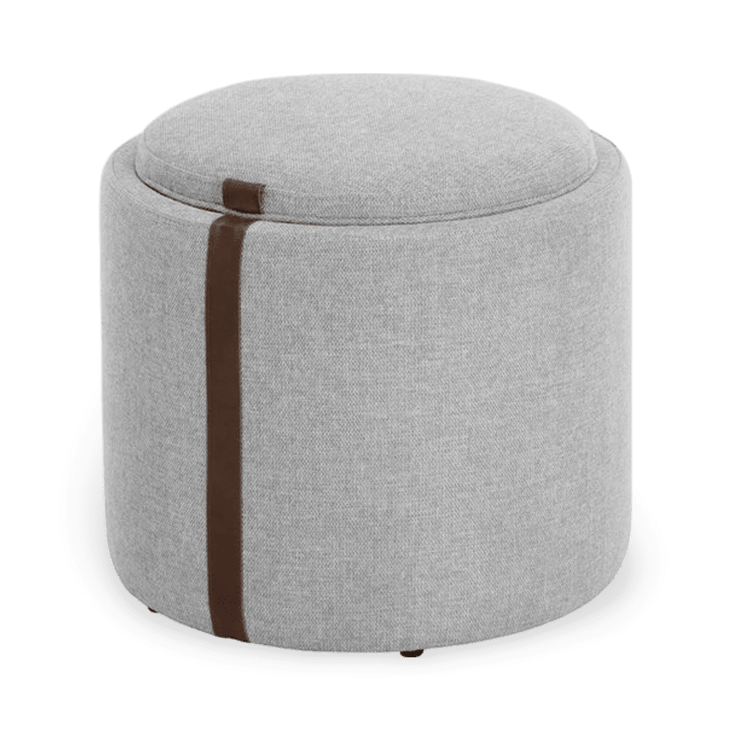 Borelli Storage Ottoman - Belfast Heather Grey 41