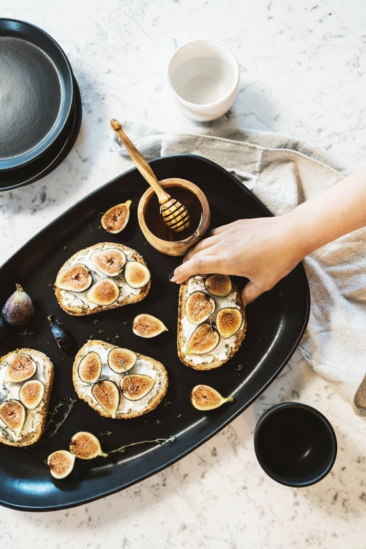 Stoneware Long Serving Platter