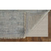 Caldwell Transitional Distressed Gray Blue Taupe Area Rug (3'6" x 5'6" / Pattern 1)