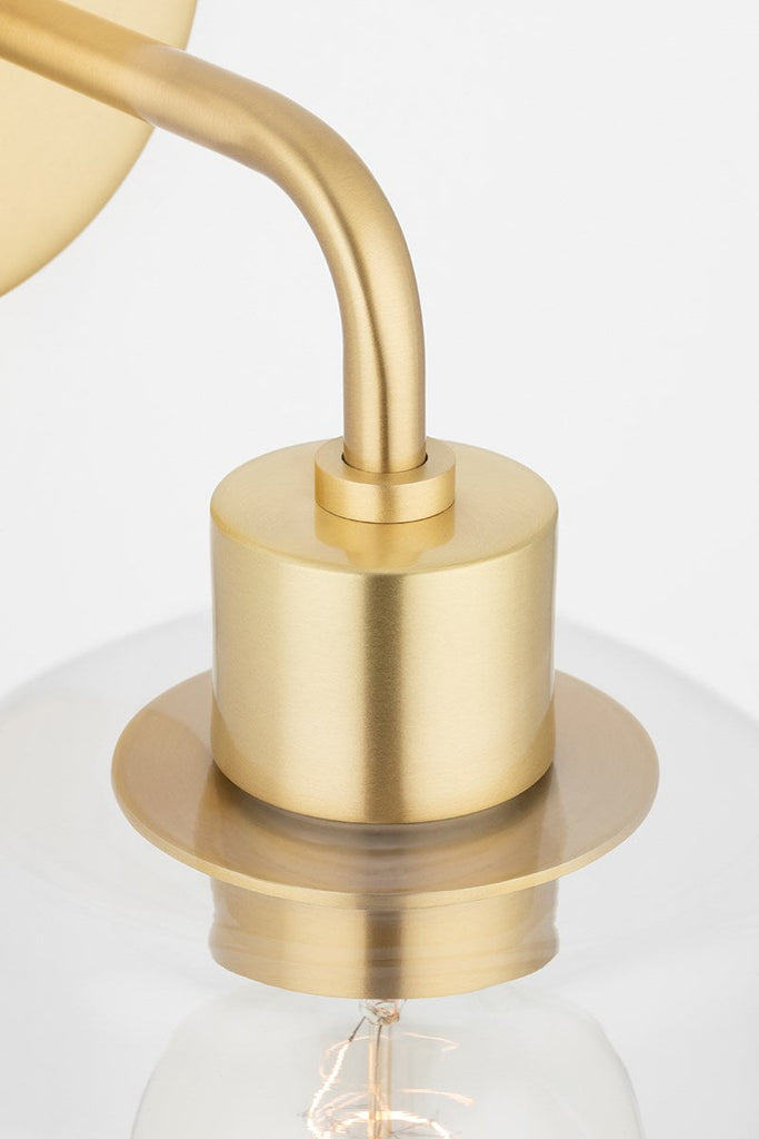 Neko Semi Flush - Aged Brass