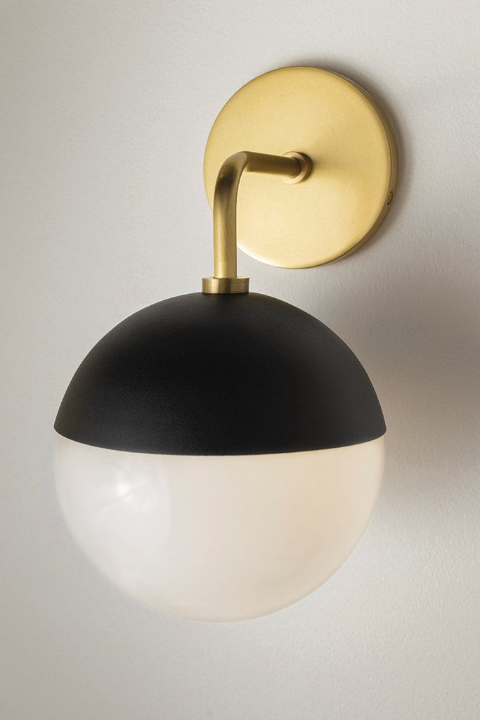 Renee Pendant - Aged Brass/Dusk Black