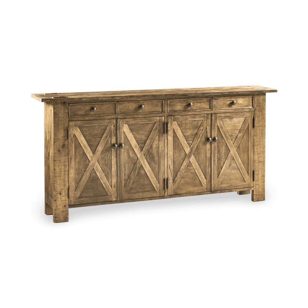 Casual Accents Medium Driftwood Narrow Credenza