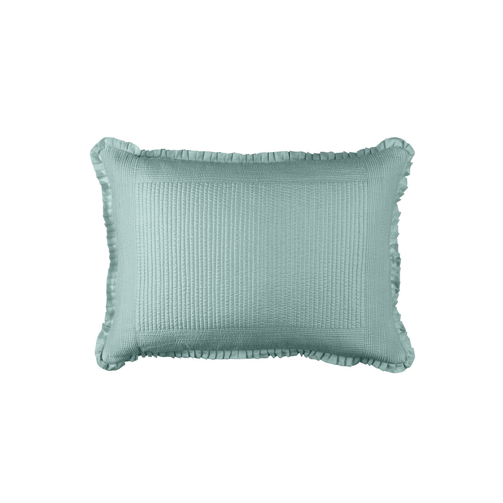 Battersea Standard Pillow Seafoam Silk and Sensibility 20X26