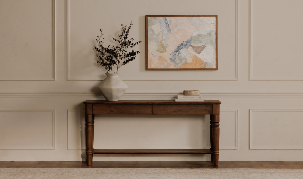 Russet Console Table Brown