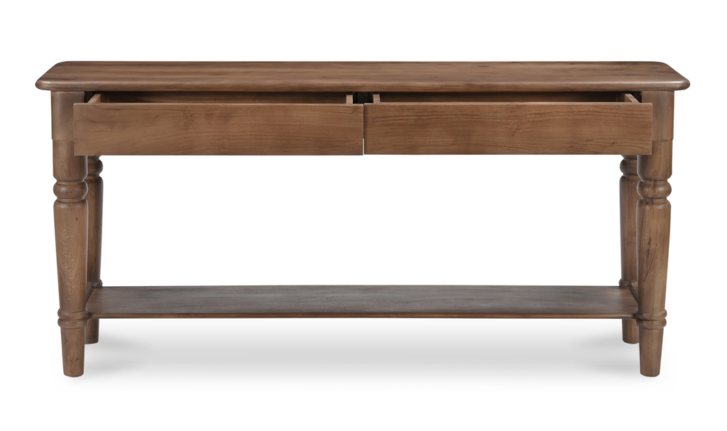 Russet Console Table Brown