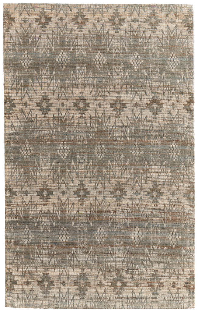 Lilliana Transitional Geometric Tan Taupe Gray Area Rug (5' x 8')