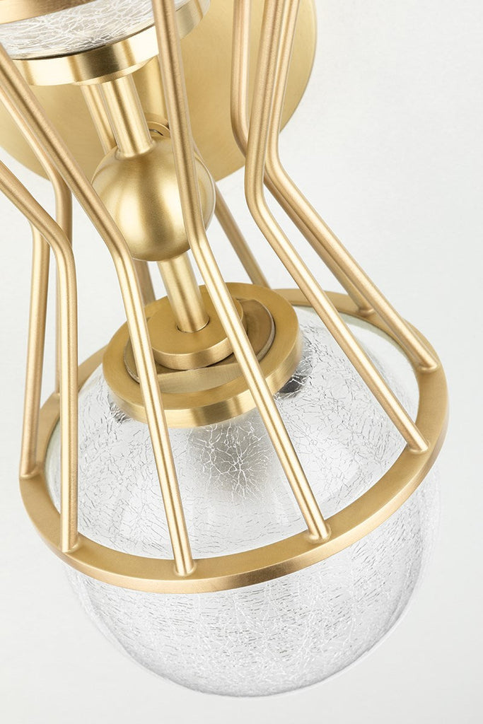 Petra Wall Sconce - Aged Brass