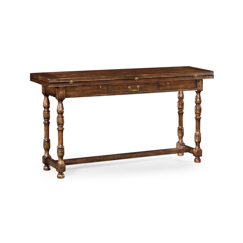 Casual Accents Small Walnut Hunt Table